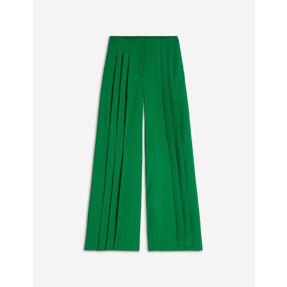 Boden Regent Wide Leg Trousers Green Size 14 New With Tags